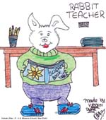 Rabbit Teacher by Virkein Dhar